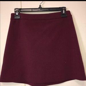 Maroon Skirt